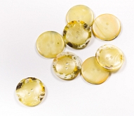 Marble Faux 2 Hole Button Size 24L x10 - Click Image to Close